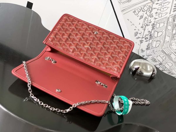 Bolsa  Goyard Strap Bag - Red - Image 7