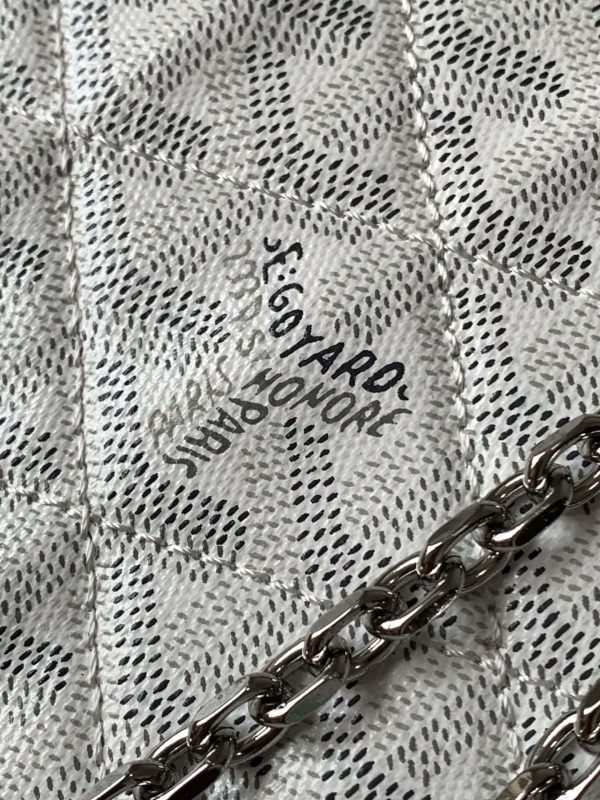 Bolsa  Goyard Strap Bag - White - Image 4