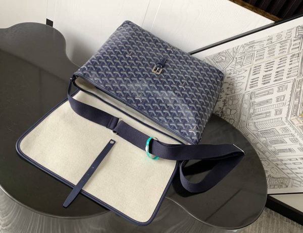 Bolsa  Goyard Capetien Messenger - Navy Blue - Image 7