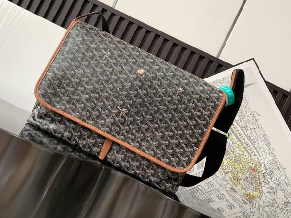 Bolsa  Goyard Capetien Messenger - Black & Tan