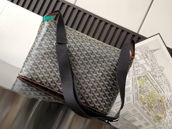 Bolsa  Goyard Capetien Messenger - Black & Tan - Image 2